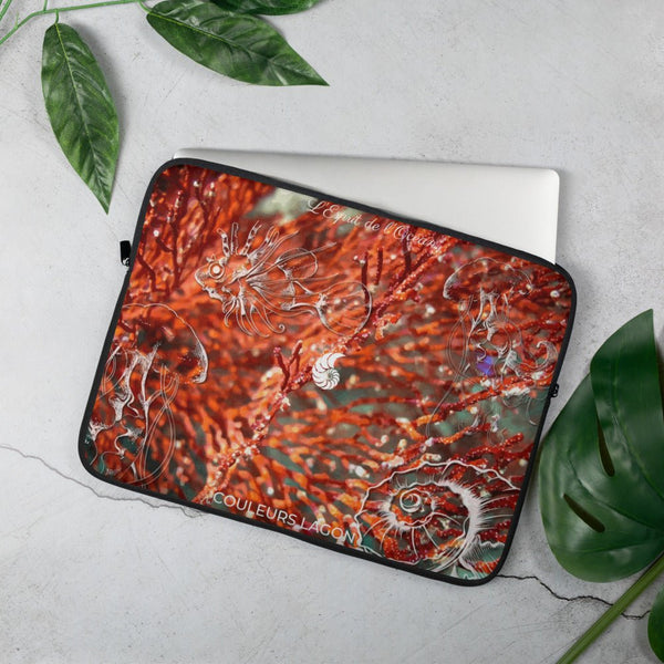 Housse Pour Ordinateur Portable Gorgones Rouge - Couleurs Lagon