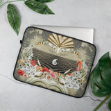 Housse Pour Ordinateur Portable Sable et Coquillages - Couleurs Lagon