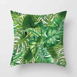 Housses de coussin FLORAL COULEURS LAGON carré 45cm 18" - Couleurs Lagon