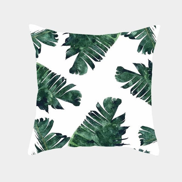 Housses de coussin FLORAL COULEURS LAGON carré 45cm 18" - Couleurs Lagon