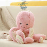 Jouet Peluche Poulpe Mignon 18-80cm - Couleurs Lagon - rose