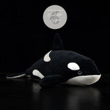 Jouet Peluche Réaliste Orque Epaulard 40cm 16in - Couleurs Lagon - avant droit
