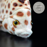 Jouet Peluche Réaliste Poissons du Lagon et Récifal 20cm 8in - Couleurs Lagon - spotted scatgros plan tete avant droit