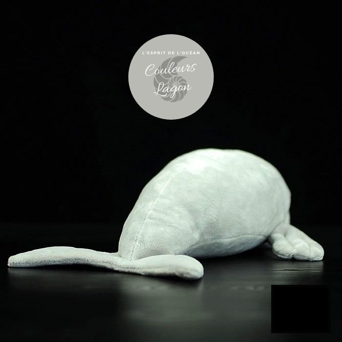 Jouet Peluche Réaliste Très Mignon Dugong 36cm - Couleurs Lagon