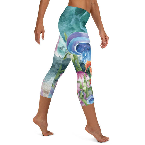 Legging Court Taille Basse Couleurs Lagon MARINE 1 - Couleurs Lagon
