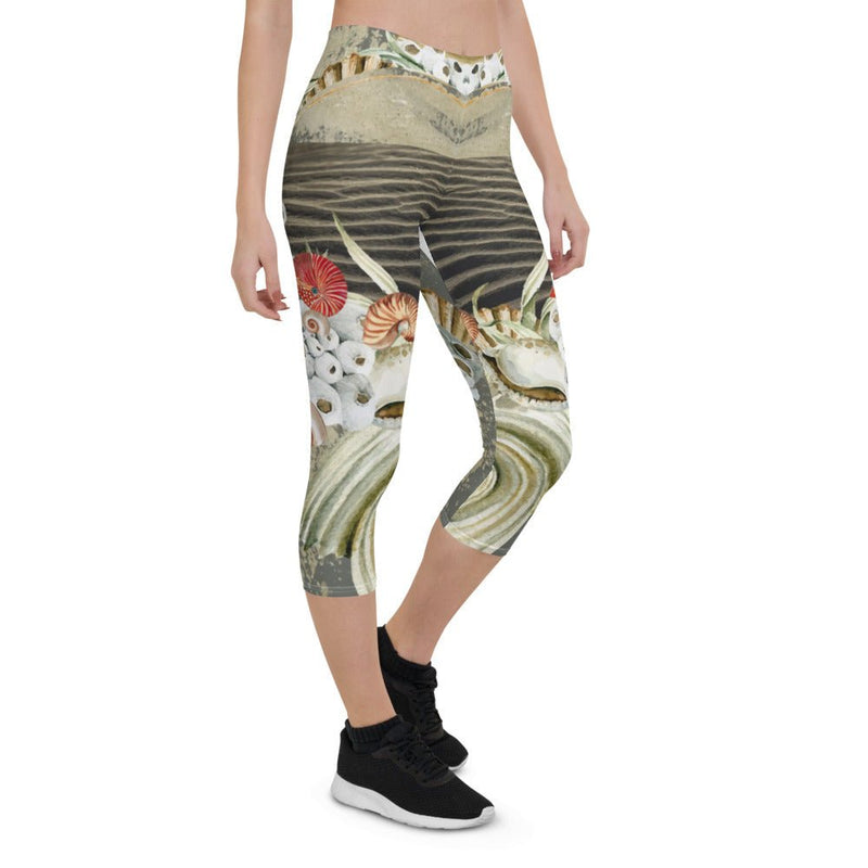 Legging Court Taille Basse Couleurs Lagon MARINE 2 - Couleurs Lagon