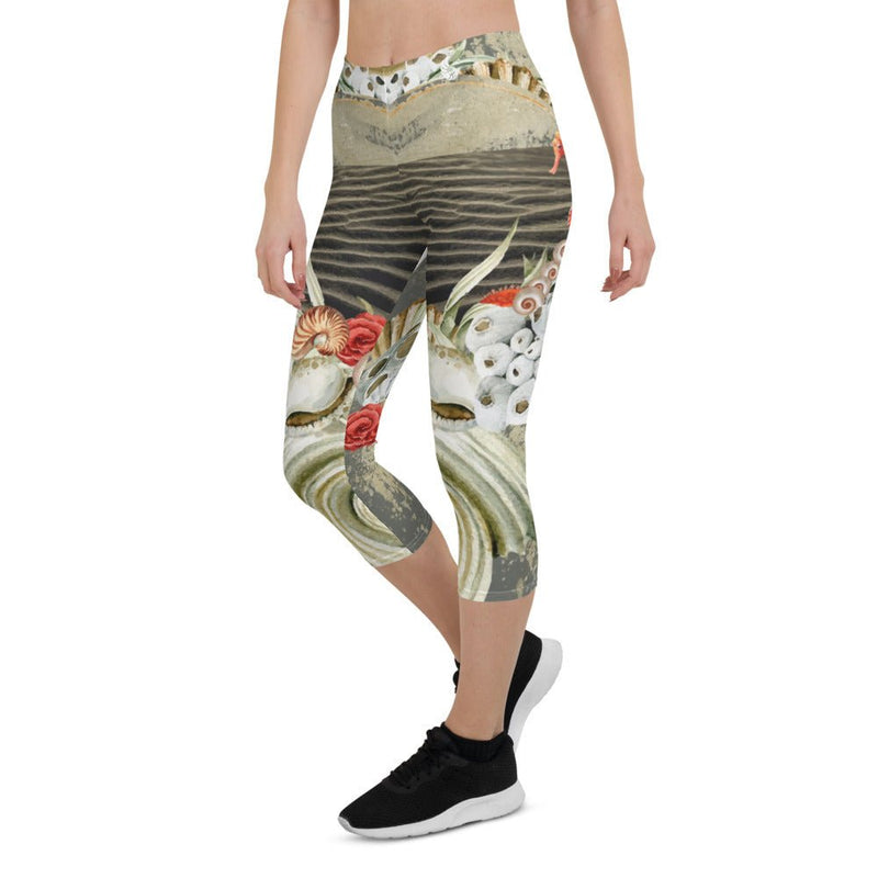 Legging Court Taille Basse Couleurs Lagon MARINE 2 - Couleurs Lagon