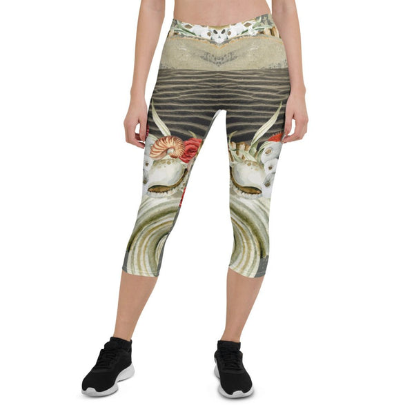 Legging Court Taille Basse Couleurs Lagon MARINE 2 - Couleurs Lagon