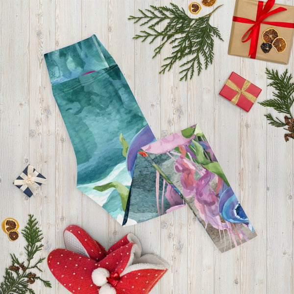 Legging de Yoga Couleurs Lagon MARINE 1 - Couleurs Lagon