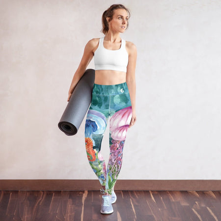 Legging de Yoga Couleurs Lagon MARINE 1 - Couleurs Lagon