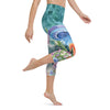 Legging de Yoga Court Taille Haute Couleurs Lagon MARINE 1 - Couleurs Lagon