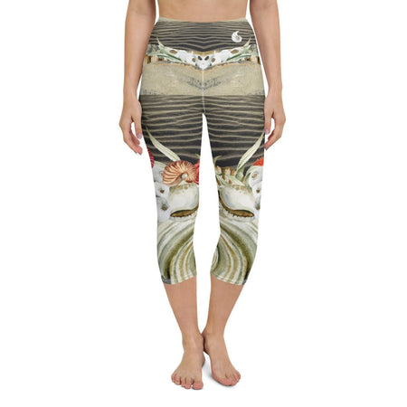 Legging de Yoga Court Taille Haute Couleurs Lagon MARINE 2 - Couleurs Lagon