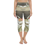 Legging de Yoga Court Taille Haute Couleurs Lagon MARINE 2 - Couleurs Lagon