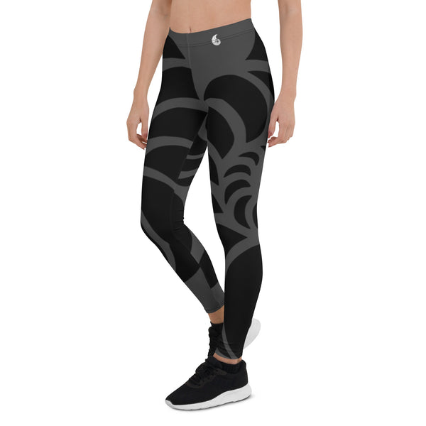 Collant sport nautique femme taille basse BLACK CF — avant Couleurs Lagon