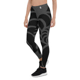 Collant sport nautique femme taille basse BLACK CF — avant Couleurs Lagon