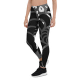 Legging de Yoga Long Taille Basse BLACK CF 68 - Couleurs Lagon