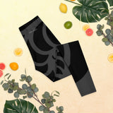 Legging yoga long microfibre doux BLACK CF — dos Couleurs Lagon Pacifique