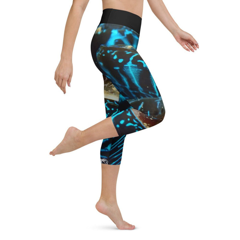 Legging de Yoga Taille Haute Couleurs Lagon BENITIER - Couleurs Lagon