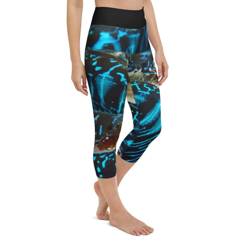 Legging de Yoga Taille Haute Couleurs Lagon BENITIER - Couleurs Lagon