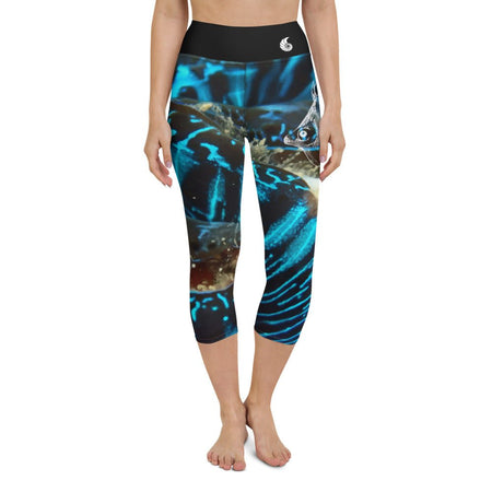 Legging de Yoga Taille Haute Couleurs Lagon BENITIER - Couleurs Lagon