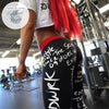 Leggings Crossfit Harden Ocean - Couleurs Lagon - noir gauche gros plan