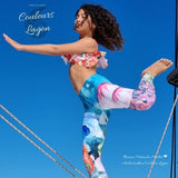Leggings Long Taille Basse Couleurs Lagon MARINE 1 - Couleurs Lagon