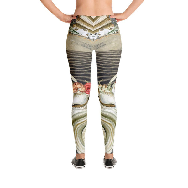 Leggings Long Taille Basse Couleurs Lagon MARINE 2 - Couleurs Lagon