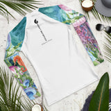Lycra Rashguard Homme UV50+ BLANC MEDUSES II - Couleurs Lagon