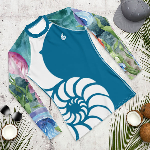 Lycra Rashguard Homme UV50+ BLEU CELESTE MEDUSES - Couleurs Lagon