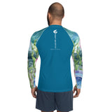Lycra Rashguard Homme UV50+ BLEU CELESTE MEDUSES II - Couleurs Lagon