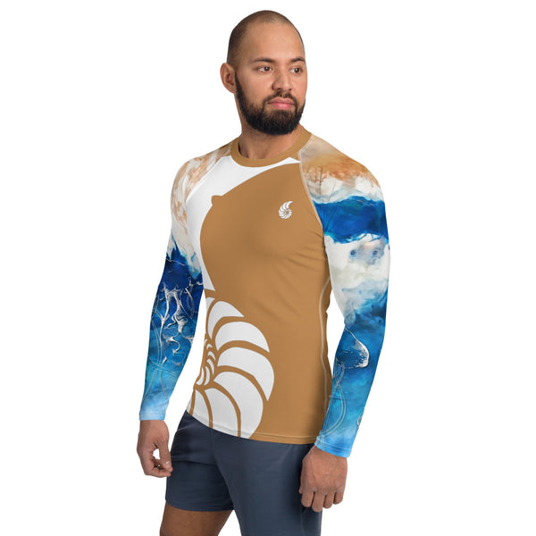 Lycra Rashguard Homme UV50+ CHERE TIEDYE - Couleurs Lagon