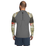 Lycra Rashguard Homme UV50+ GRIS SABLE ET COQUILLAGES - Couleurs Lagon