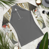 Lycra Rashguard Homme UV50+ GRIS SABLE ET COQUILLAGES II - Couleurs Lagon