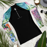Lycra Rashguard Homme UV50+ NOIR MEDUSES II - Couleurs Lagon