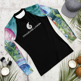 Lycra Rashguard Homme UV50+ NOIR MEDUSES II - Couleurs Lagon
