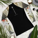 Lycra Rashguard Homme UV50+ NOIR SABLE ET COQUILLAGES - Couleurs Lagon