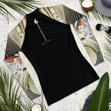 Lycra Rashguard Homme UV50+ NOIR SABLE ET COQUILLAGES II - Couleurs Lagon