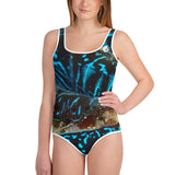 Maillot de Bain Pour Adolescente BLUE STOUP - Couleurs Lagon