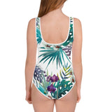 Maillot de Bain Pour Adolescente FLORAL 2 - Couleurs Lagon