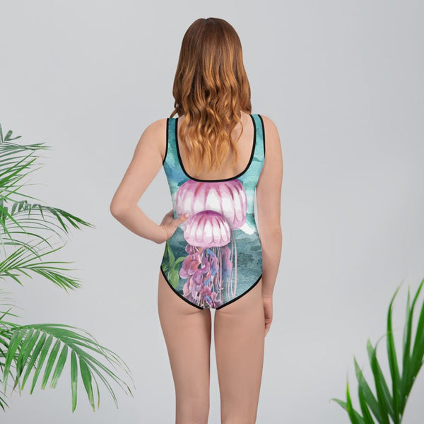 Maillot de Bain Pour Adolescente MARINE 1b - Couleurs Lagon