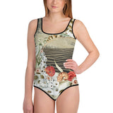 Maillot de Bain Pour Adolescente MARINE 2b - Couleurs Lagon