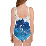 Maillot de Bain Pour Adolescente MARINE 3 - Couleurs Lagon