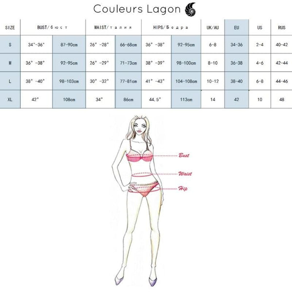 Monokini Feuille Verte Tropical BRAZILIA - Couleurs Lagon