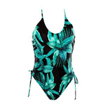 Monokini Feuille Verte Tropical BRAZILIA - Couleurs Lagon