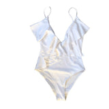 Monokini Push Up à Volant Jasmine - Couleurs Lagon