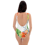 Monokini Push-Up Couleurs Lagon FLORAL 1 HIBISCUS - Couleurs Lagon