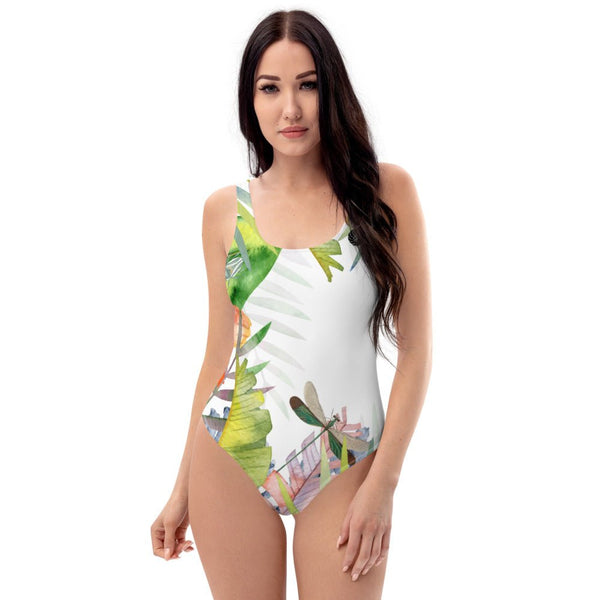 Monokini Push-Up Couleurs Lagon FLORAL 1 LIBELLULE - Couleurs Lagon