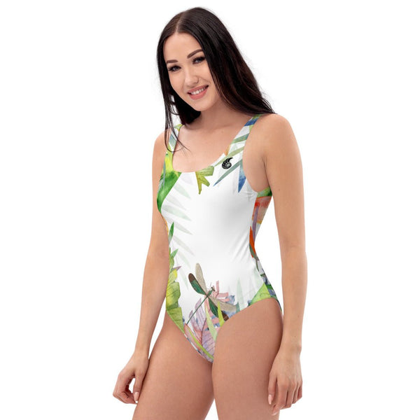 Monokini Push-Up Couleurs Lagon FLORAL 1 LIBELLULE - Couleurs Lagon