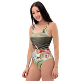 Monokini nautile marine 2 coupe sculptante — dos Couleurs Lagon Pacifique