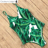 Monokini Push-Up Feuille Verte Bananier IPANEMA - Couleurs Lagon